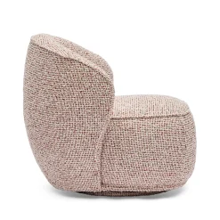 Clearance Horgans Saskia Swivel Chair Terracotta