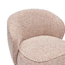 Clearance Horgans Saskia Swivel Chair Terracotta