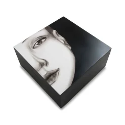 Fashion Horgans Seng Art Series Handpainted Box Black & White