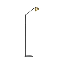 Hot Horgans Sidra Floor Lamp Black & Gold