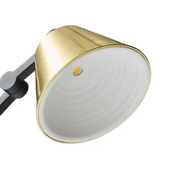 Hot Horgans Sidra Floor Lamp Black & Gold