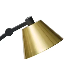 Hot Horgans Sidra Floor Lamp Black & Gold