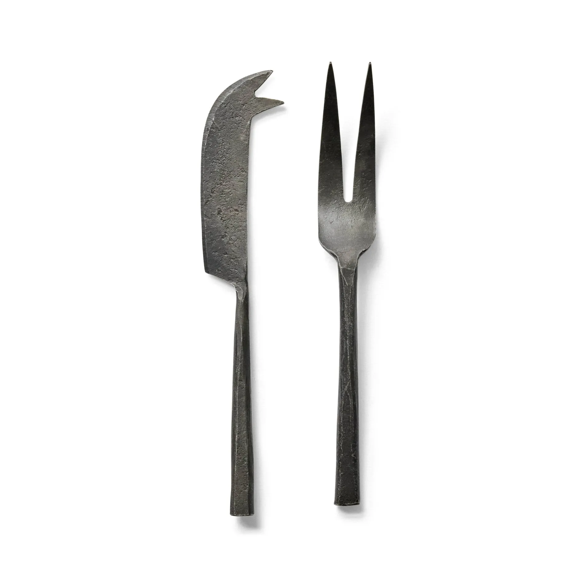 Hot Horgans Sigma Brushed Fork Knife Set Black