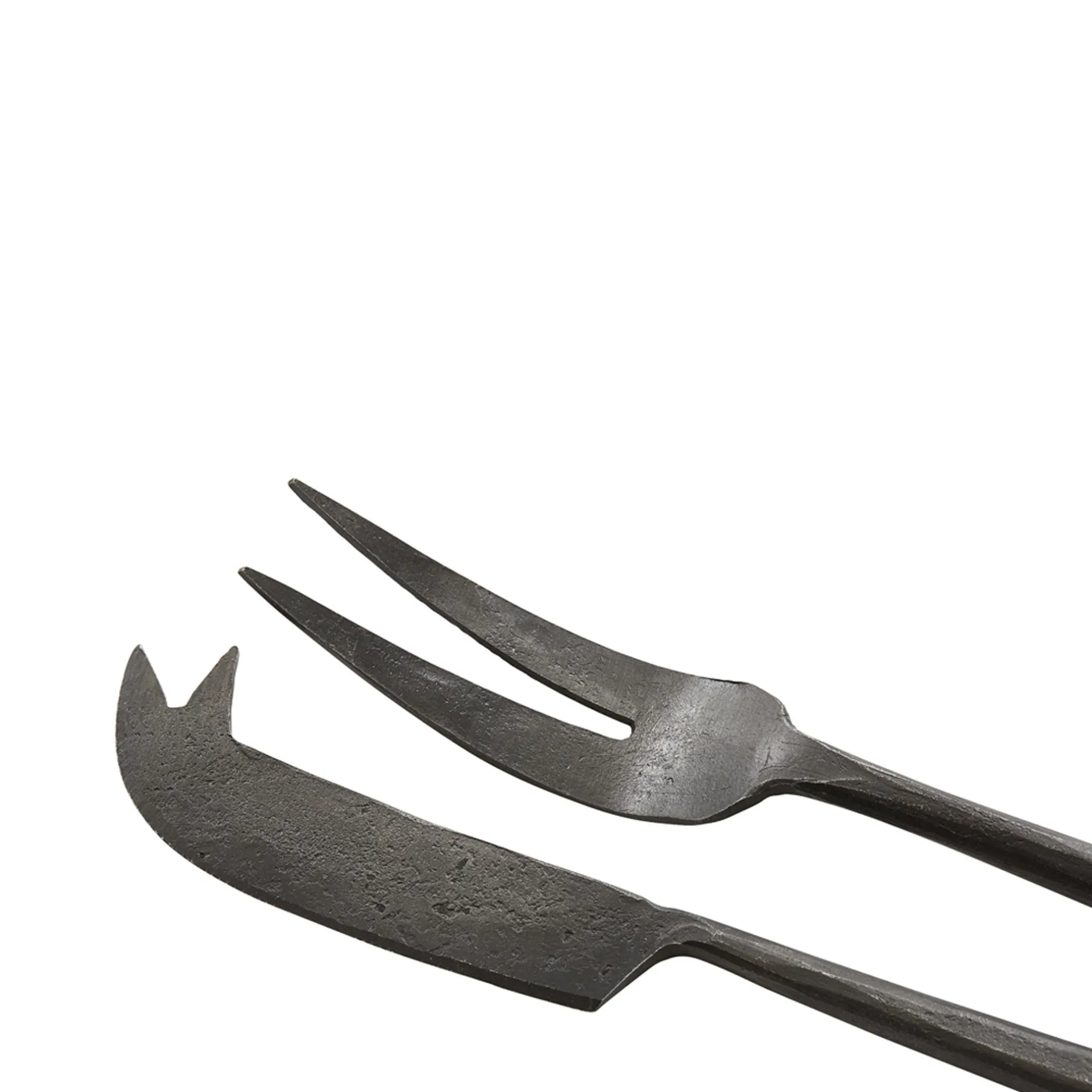 Hot Horgans Sigma Brushed Fork Knife Set Black