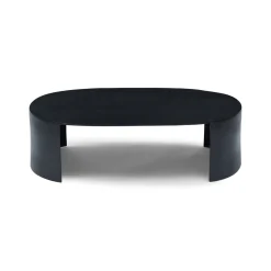 Sale Horgans Sigrid Oval Coffee Table Black