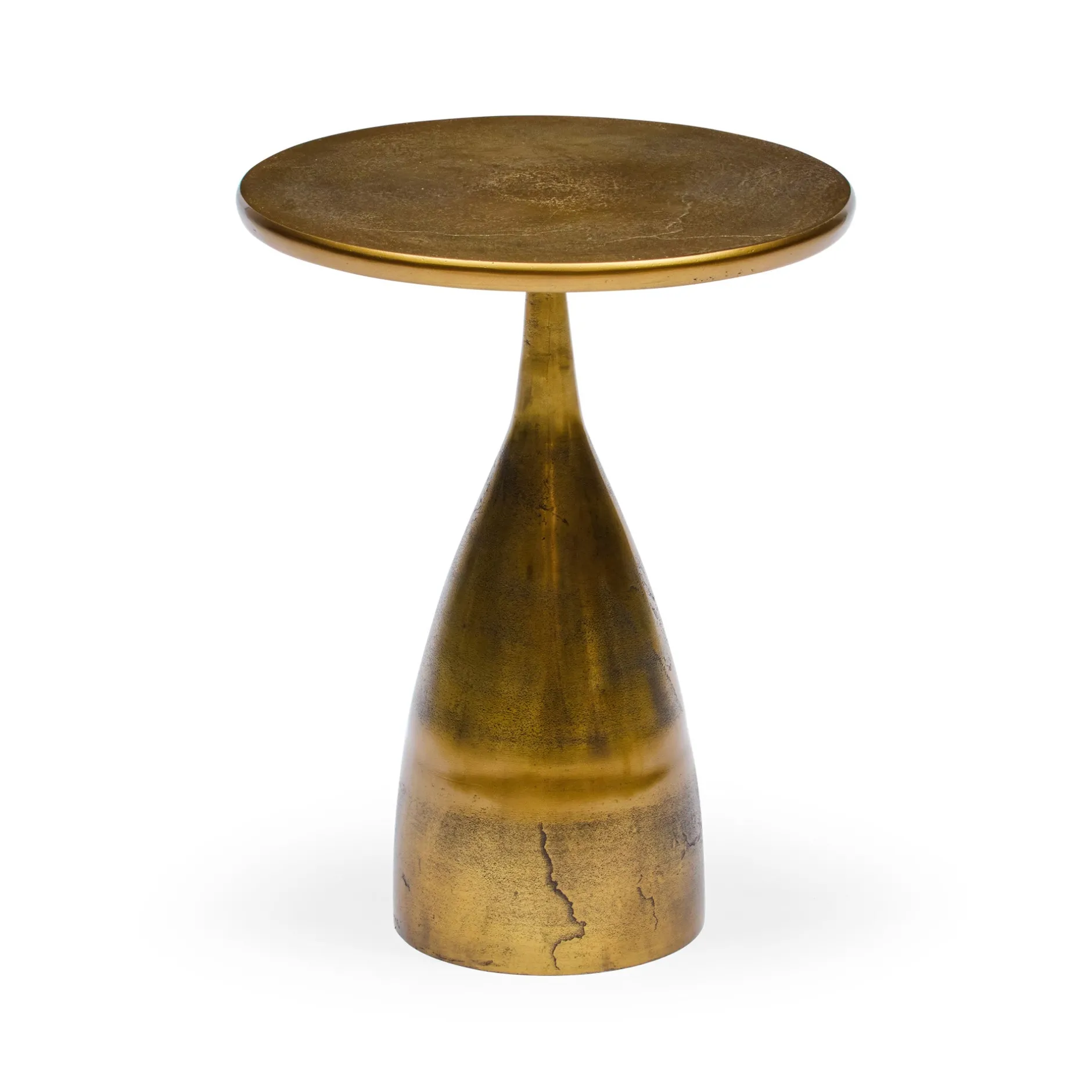 Hot Horgans Sol Side Table Raw Gold Antique