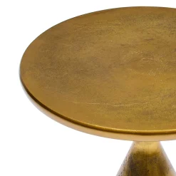 Hot Horgans Sol Side Table Raw Gold Antique