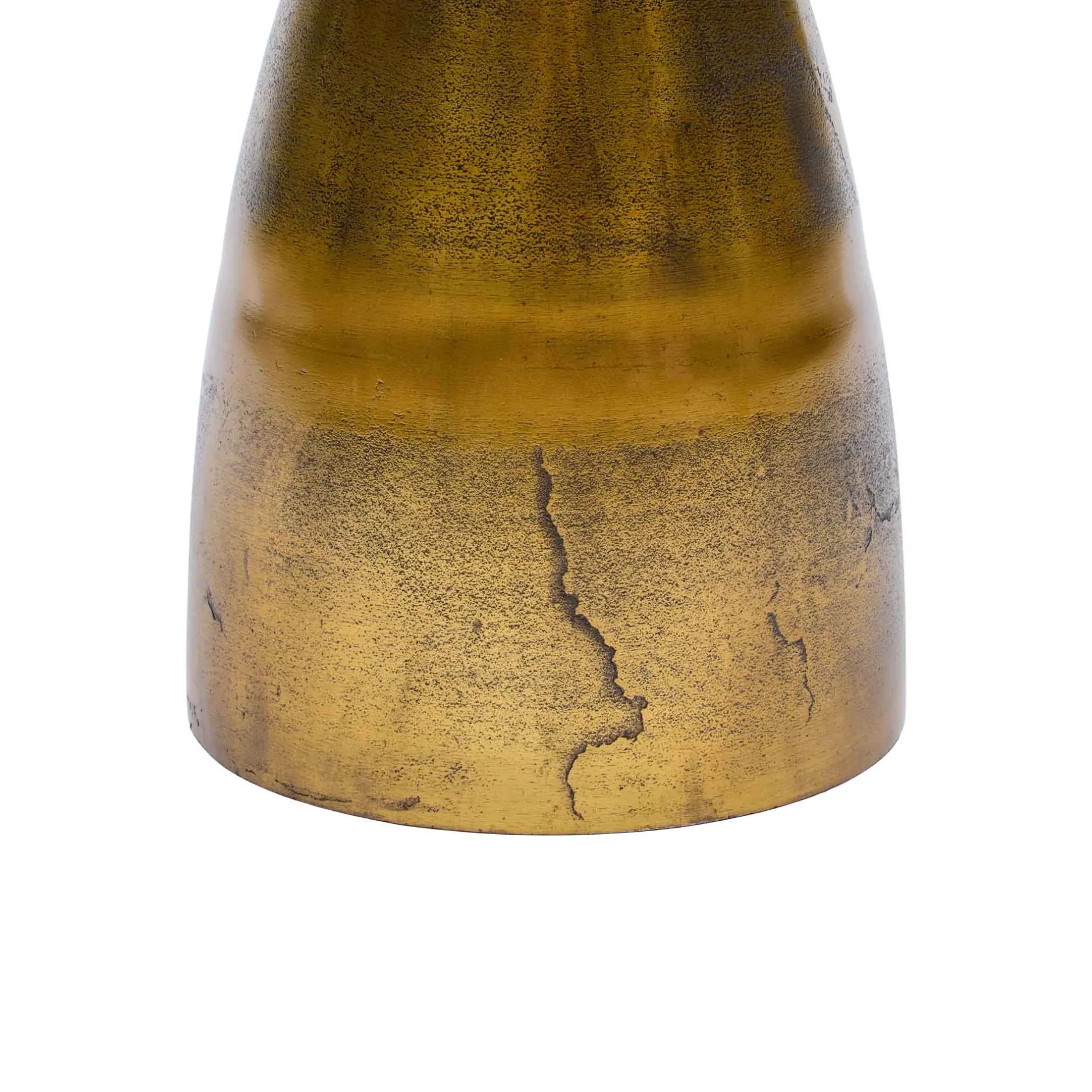 Hot Horgans Sol Side Table Raw Gold Antique