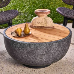 Best Horgans Soma Outdoor Coffee Table Black