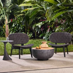 Best Horgans Soma Outdoor Coffee Table Black