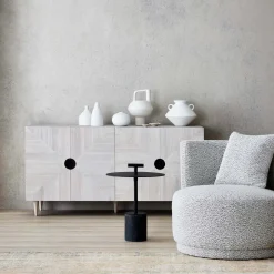 Clearance Horgans Stanford Recycled Pine Sideboard White Wash