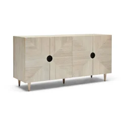 Clearance Horgans Stanford Recycled Pine Sideboard White Wash