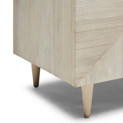 Clearance Horgans Stanford Recycled Pine Sideboard White Wash