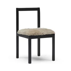 Online Horgans Subo Dining Chair Goat Skin Grey