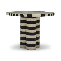 Sale Horgans Taj Bone Inlay Hall Table Black