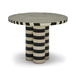 Sale Horgans Taj Bone Inlay Hall Table Black