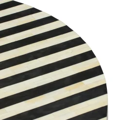 Sale Horgans Taj Bone Inlay Hall Table Black