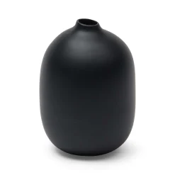 Hot Horgans Taro Vase Black Medium Matte Black