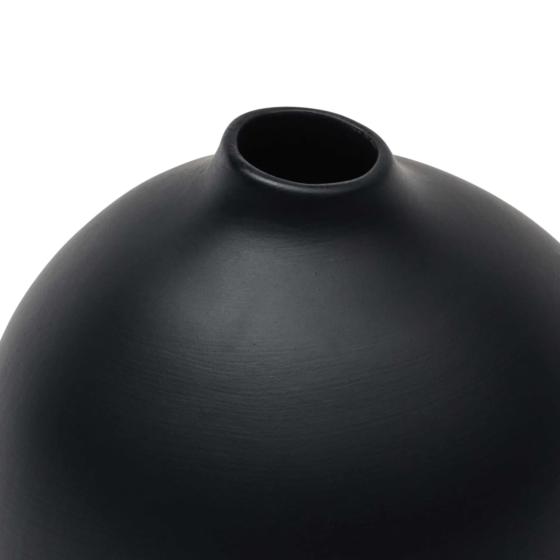 Hot Horgans Taro Vase Black Medium Matte Black
