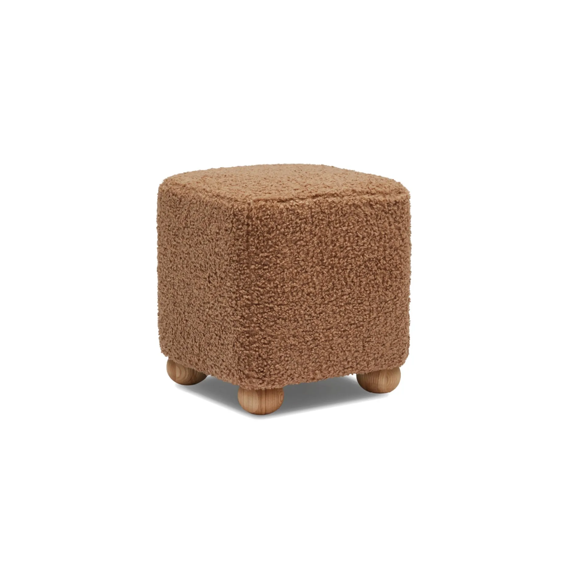 Discount Horgans Teddy Ottoman Caramel