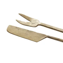 Outlet Horgans Tobi Antique Fork Knife Set Brass
