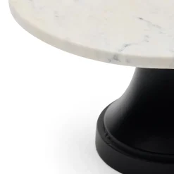 Discount Horgans Tura Cake Stand Marble Large Black & White