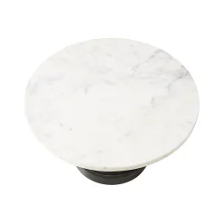 Discount Horgans Tura Cake Stand Marble Large Black & White
