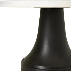 Discount Horgans Tura Cake Stand Marble Large Black & White