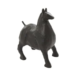 New Horgans Tyr Horse Sculpture Aged Bronze