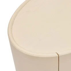 Discount Horgans Veda Oval Bedside Ash White