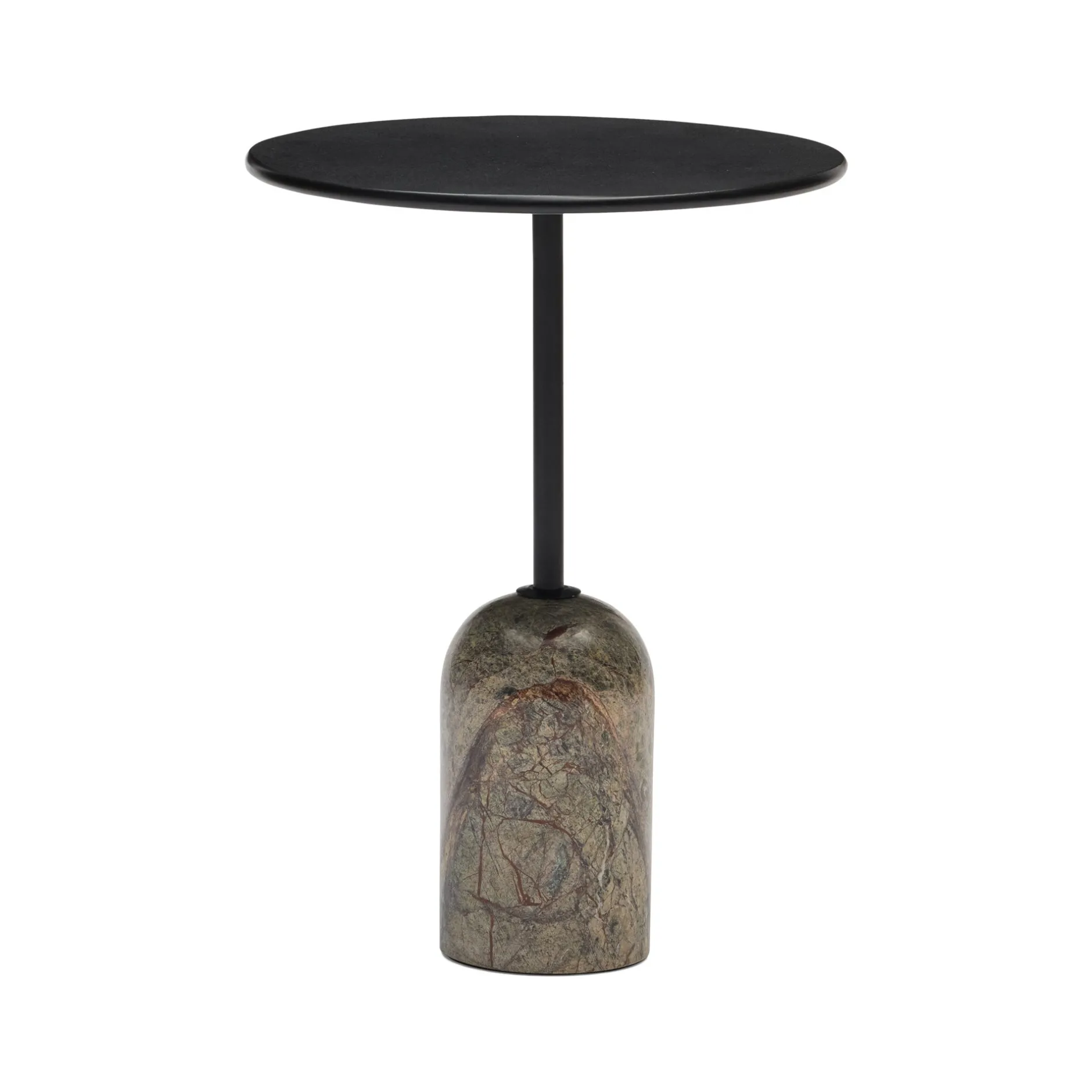 Discount Horgans Verde Marble Side Table Black