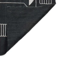Online Horgans Vincent Jute Rug 250 x 350 Black & White