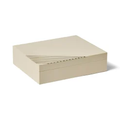 Online Horgans Vista Box Rectangle Cream & Brass