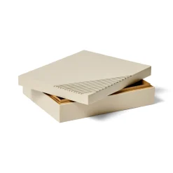 Online Horgans Vista Box Rectangle Cream & Brass