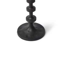 Outlet Horgans Watson Candleholder Black Large Matte Black