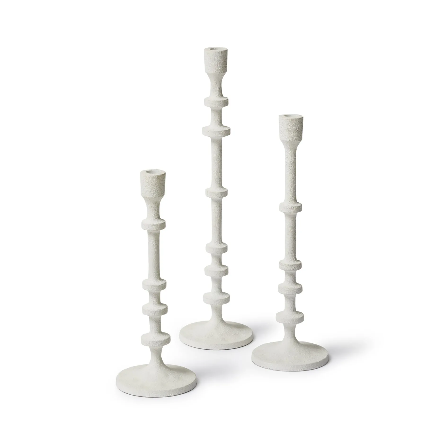 Outlet Horgans Watson Candleholder White Medium Matte White