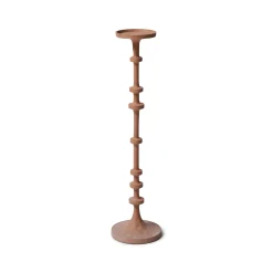 Clearance Horgans Watson Pillar Candleholder Small Matte Clay