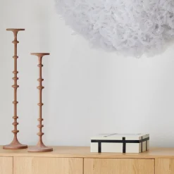 Clearance Horgans Watson Pillar Candleholder Small Matte Clay