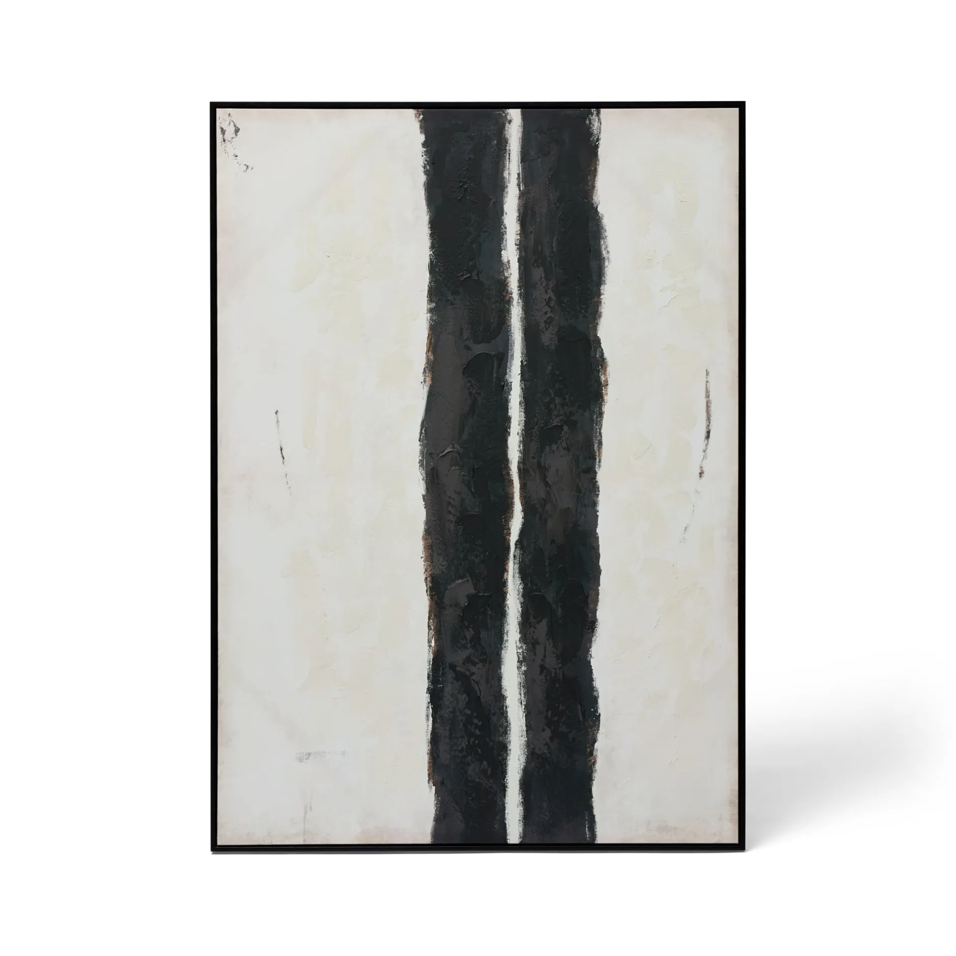 Hot Horgans Yugen Framed Wall Art White & Black
