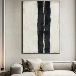 Hot Horgans Yugen Framed Wall Art White & Black