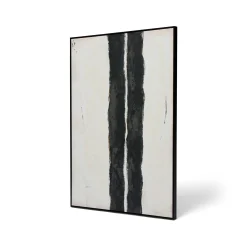 Hot Horgans Yugen Framed Wall Art White & Black