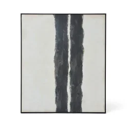 Best Horgans Yugen Framed Wall Art Large Sample White & Black