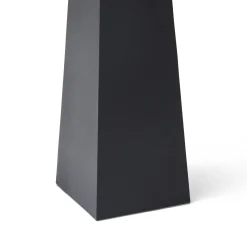 Discount Horgans Yuji Parchment Shade Floor Lamp Black