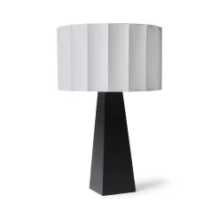 Discount Horgans Yuji Parchment Shade Table Lamp Black