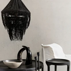 Sale Horgans Yumi Chandelier Black Suede