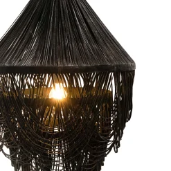 Sale Horgans Yumi Chandelier Black Suede