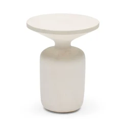 Discount Horgans Zadra Outdoor Side Table White