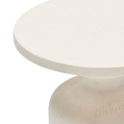 Discount Horgans Zadra Outdoor Side Table White