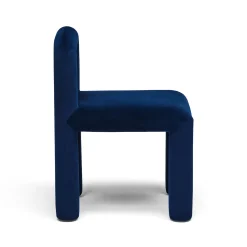 Sale Horgans Zara Dining Chair Navy Navy Velvet