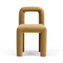 Hot Horgans Zara Dining Chair Sand Sand Velvet